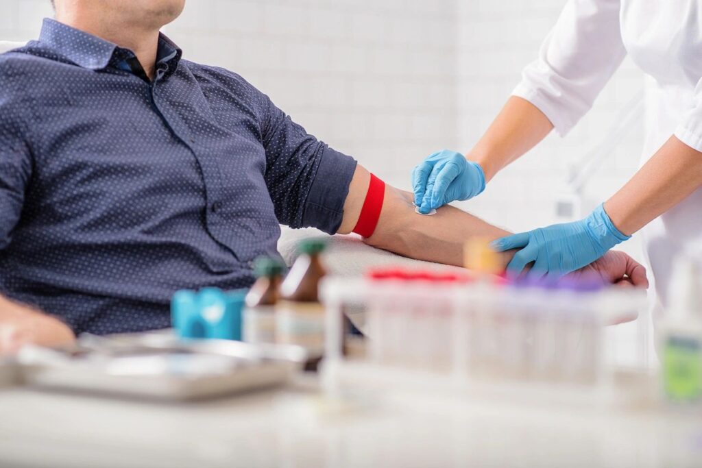 Seeing your doctor is key in diagnosing anemia and can be determined by a simple blood test.